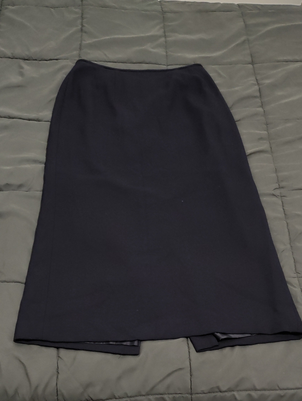 Navy Blue Pencil Skirt